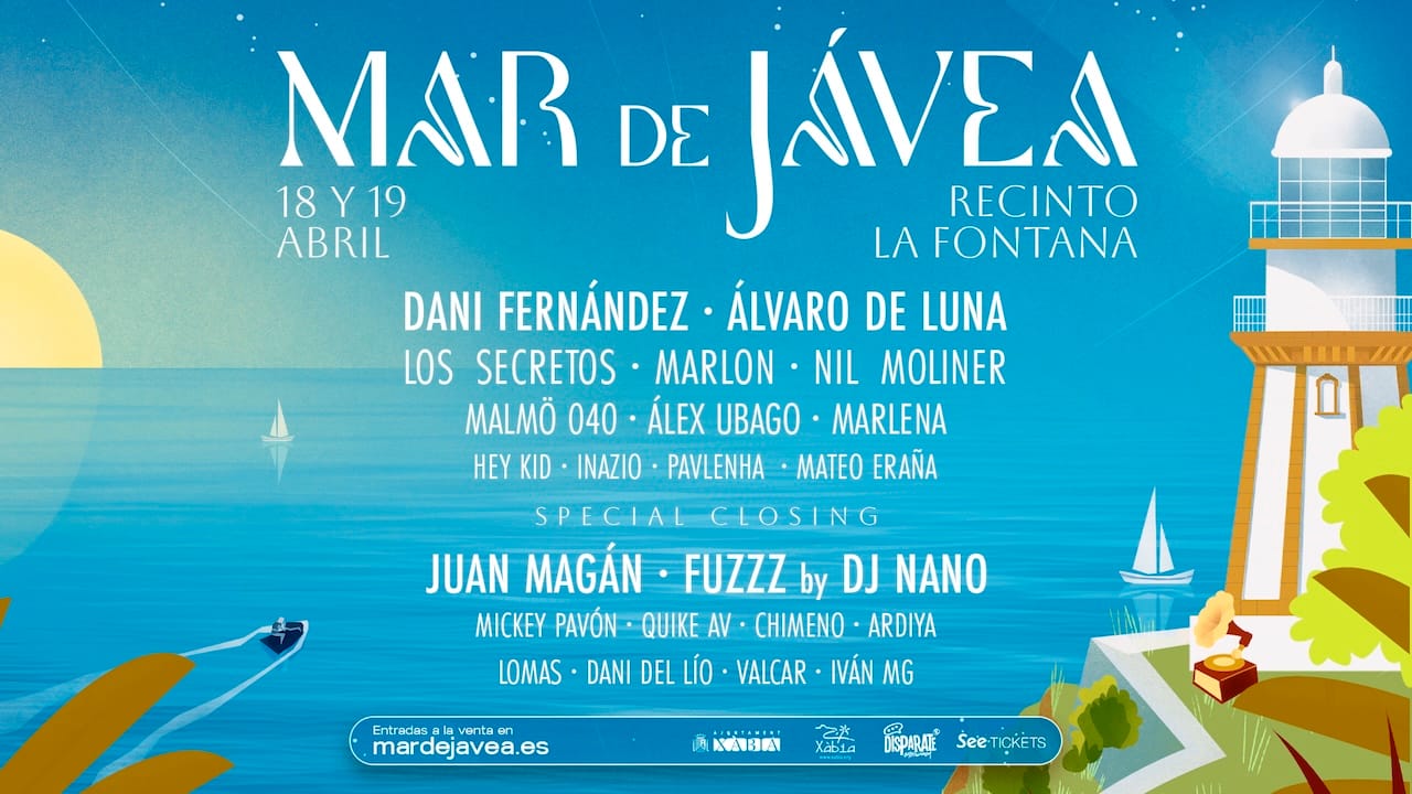 MAR DE JAVEA: PLAYAS Y PRIMER FESTIVAL DEL 2025 1 Mar de Javea 2025 Cartel 1