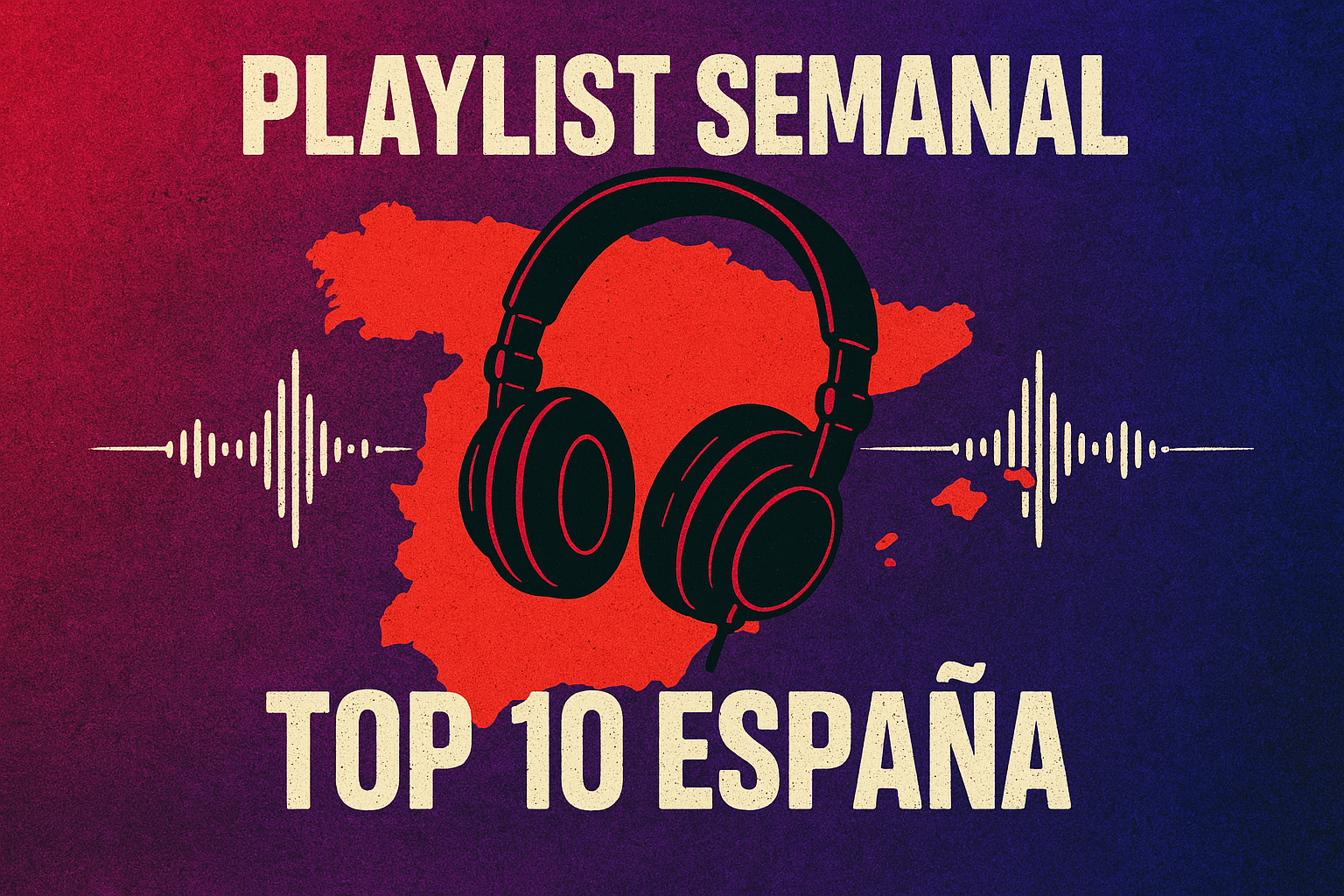 Playlist-españa-semana-14-2025 Top 10 España lista semanal musical