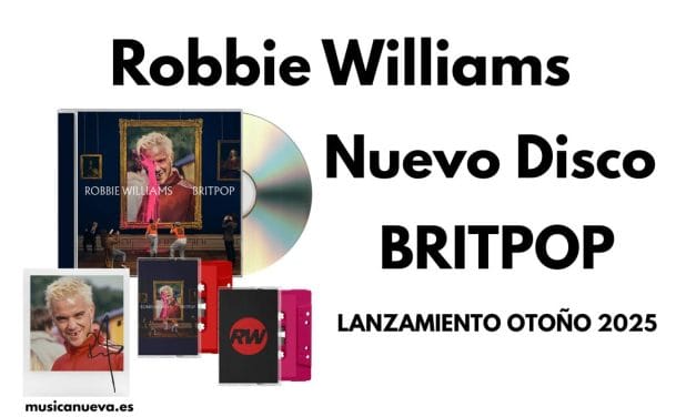 Robbie Williams Vuelve con «BRITPOP» y Lanza el Single «Rocket»