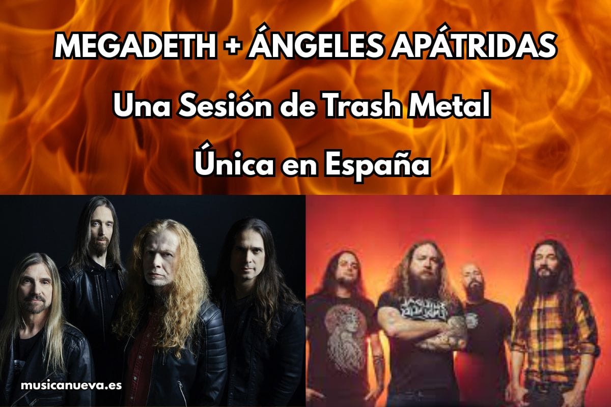 Única actuación de Megadeth junto a Ángeles Apátridas en España