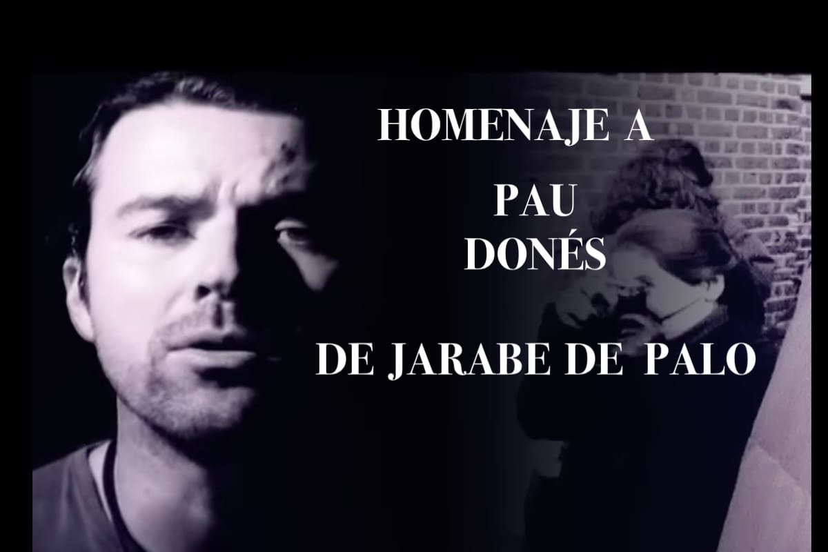 PAU DONES Pau Donés de Jarabe de Palo sonriendo, en un tributo por el 5º aniversario de su fallecimiento.