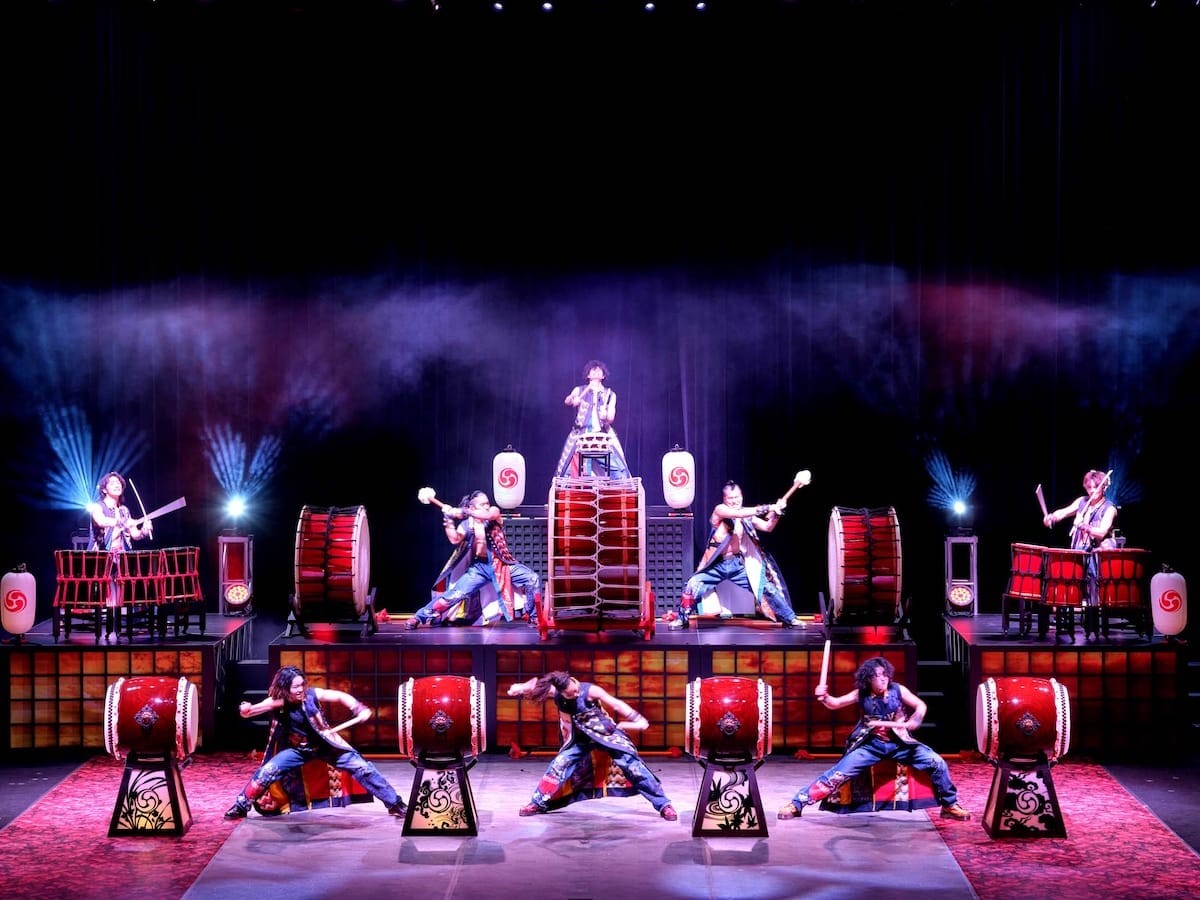 Un momento de la hipnótica actuación de Yamato en Madrid