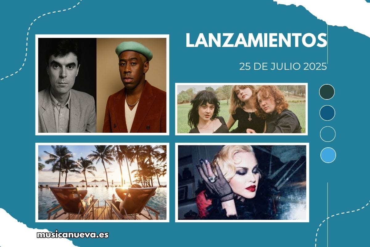 lanzamientos musicales 25 de julio 2925 Te presentamos los lanzamientos musicales del 25 de julio de 2025, con playlist incluida.