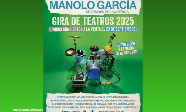 Manolo García: Entradas para su Gira de Teatros 2025, donde presentará su nuevo disco ‘Drapaires Poligoneros’