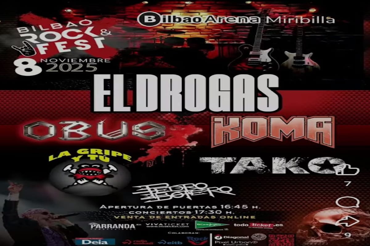 BILBAO ROCK FEST IMAGEN DEL CARTEL DEL BILBAO ROCK FEST 2025