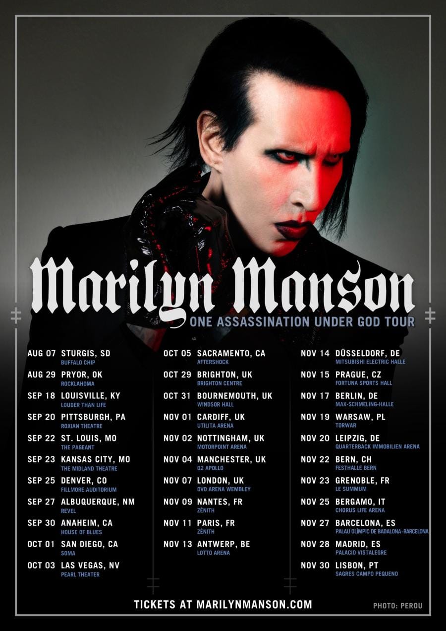 CARTEL TOUR MARILYN MANSON