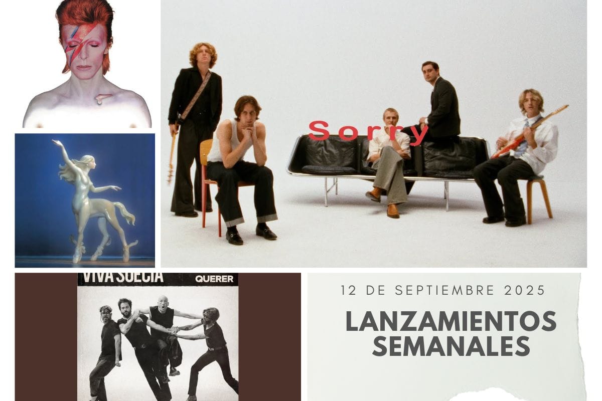 LANZAMIENTOS SEMANALES 12 SEPT 25 Todos los lanzamientos musicales de la semana
