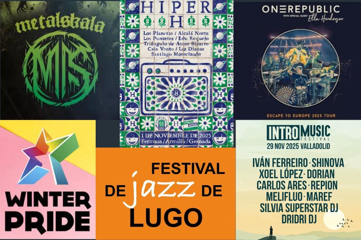 Agenda de conciertos y festivales en España y Portugal para Noviembre de 2025 Agenda de conciertos y festivales en España y Portugal para Noviembre de 2025