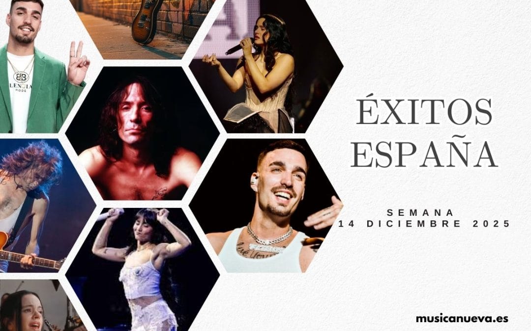 Homenaje a Robe (Extremoduro) en Listas, Rosalía #1 Spotify y Rels B Líder Los40 | Top España Semana 14 de Diciembre 2025