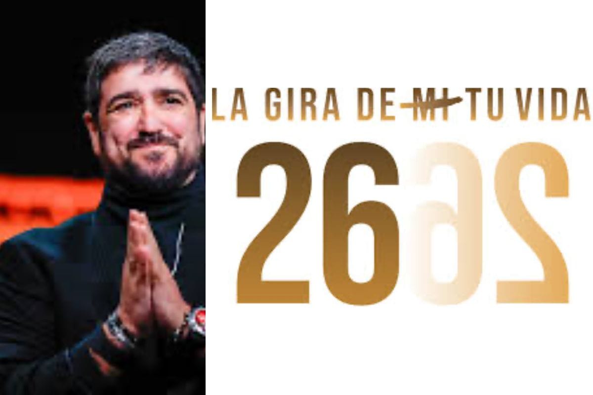Cartel promocional Antonio Orozco La Gira de Tu Vida 2026